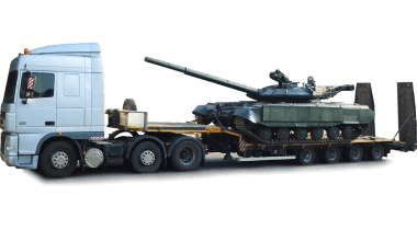 аренда трала для перевозки военной техники