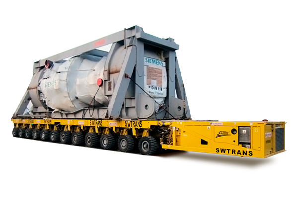 перевозка турбин на трале